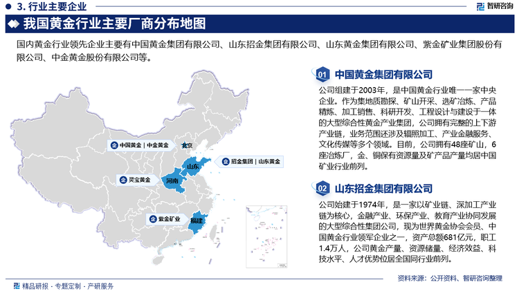 我国黄金行业的企业规模普遍较大，大型企业占据主导地位。这些大型企业拥有先进的生产技术资金和资源，具有较高的市场竞争力。随着黄金市场的开放和外资企业的进入，我国黄金行业的市场竞争日益激烈。国内外企业之间的竞争不仅体现在产品质量、价格等方面，还体现在技术、品牌、服务等方面的竞争。在市场竞争日益激烈的情况下，我国黄金行业整合加速，企业间的兼并重组成为趋势。这有助于提高行业集中度，提升企业的竞争力，同时也能够优化资源配置，降低生产成本。